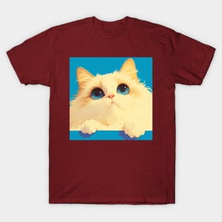 Curiosity in Blue I T-Shirt